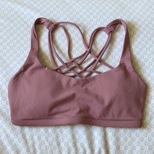 Pink Lululemon Free to be Wild Bra